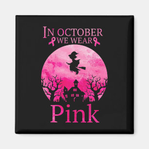 Imán En Octubre Usamos Cinta Rosa De Cáncer De Mama