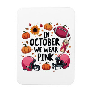 Imán En octubre usamos fútbol de cáncer de mama rosado