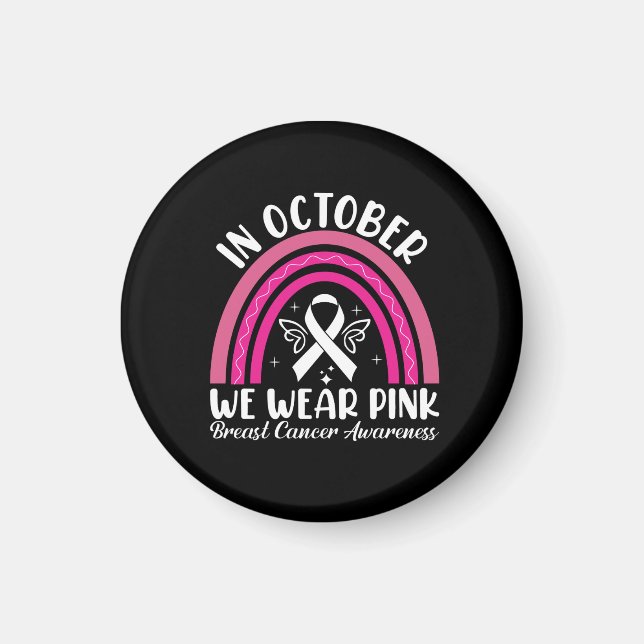 Imán En octubre usamos rosa (Frente)