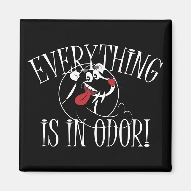 Imán En Odor Skunk (Frente)