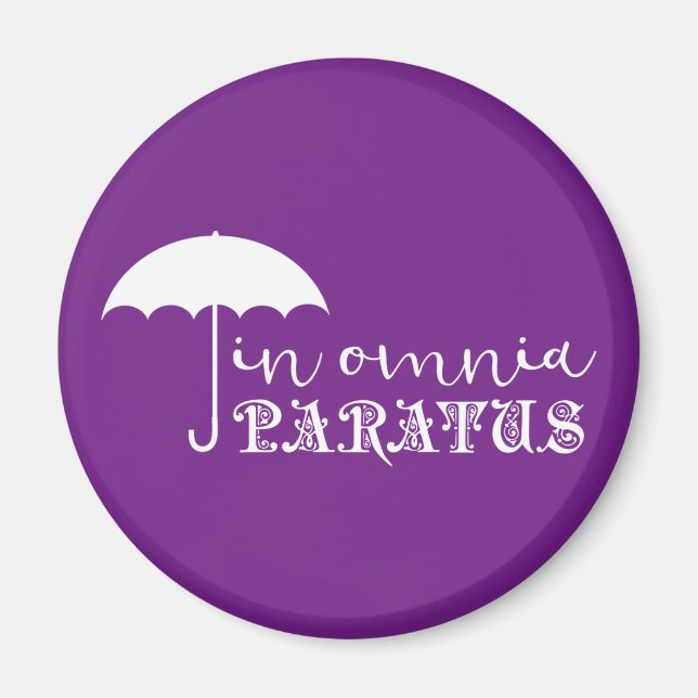 Imán En Omnia Paratus Magnet (Frente)