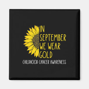 Imán En Septiembre Usa Oro Conciencia sobre el Cáncer I
