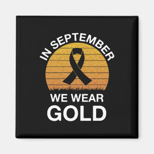 Imán En Septiembre Usamos Cáncer Infantil Arcoíris de O
