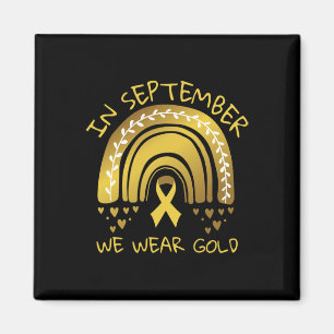 Imán En Septiembre Vestimos - Conciencia del Cáncer Inf