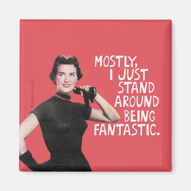 Imán En su mayoría, solo me siento impresionante. (Frente)