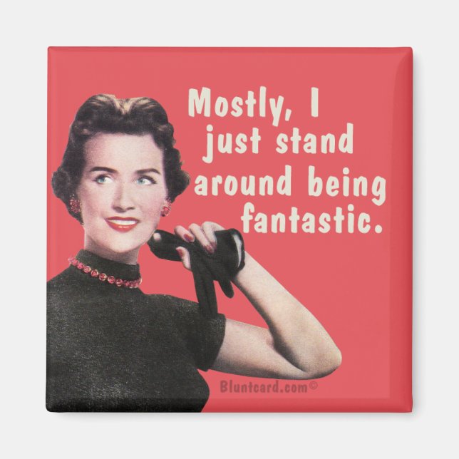 Imán En su mayoría, solo me siento impresionante. (Frente)