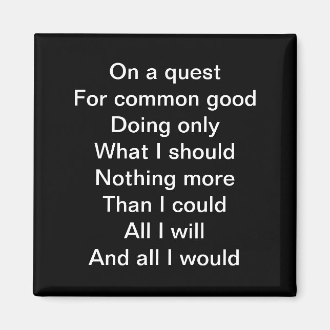 Imán En una búsqueda (Frente)