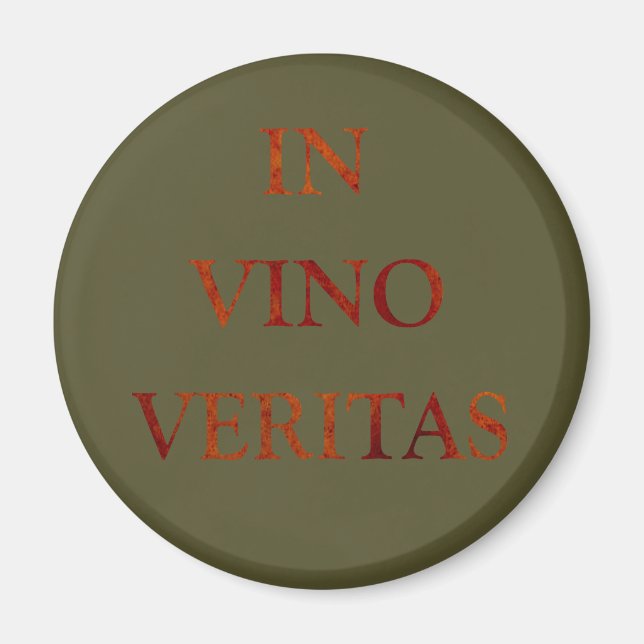 Imán en vino veritas (Frente)