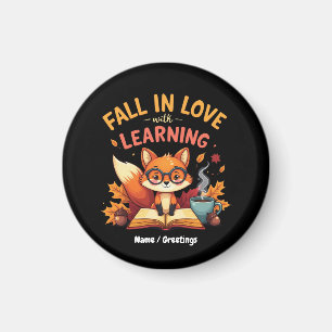 Imán Enamorada de aprender divertidos diseños de Hallow