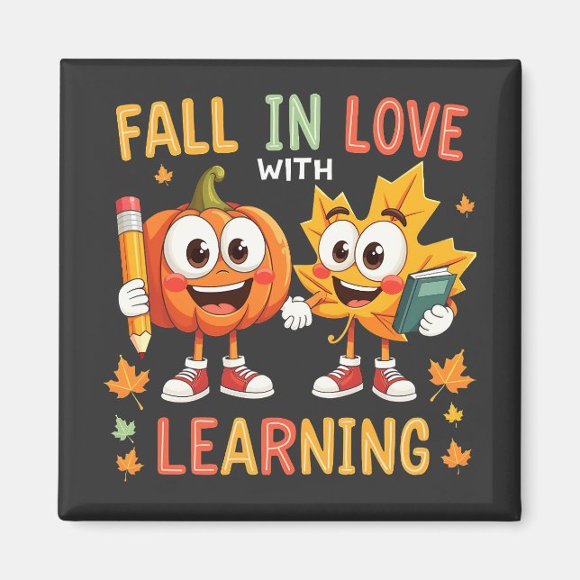 Imán Enamorada de la escuela de aprendizaje (Frente)