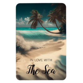 Imán Enamorado del Mar | Arte Tropical