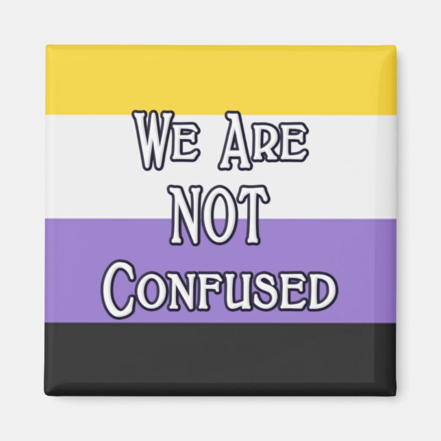 Imán Enby Estamos... (Frente)