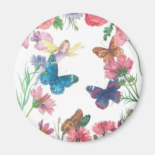 Imán encantador de la hada de la flor