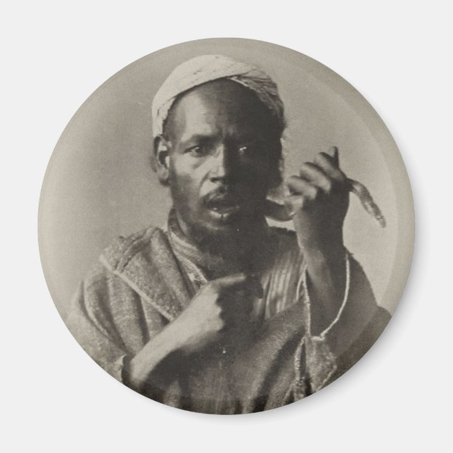 Imán Encantador de serpientes en Tánger, Marruecos, 191 (Frente)