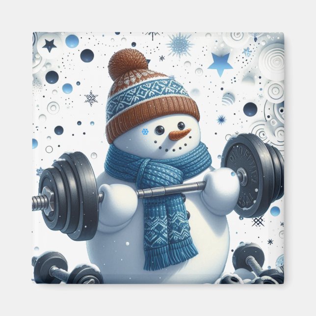 Imán Encantador Lifter Snowman (Frente)