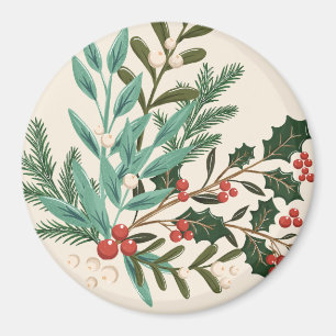 Imán Encantador Navidad Clásico Elegante