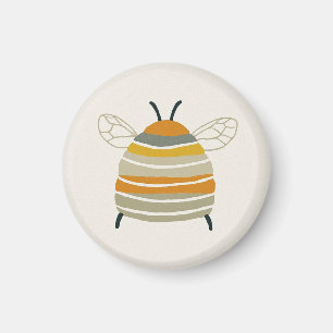 Imán Encantadora Abeja de la Miel de la Mitad del Siglo