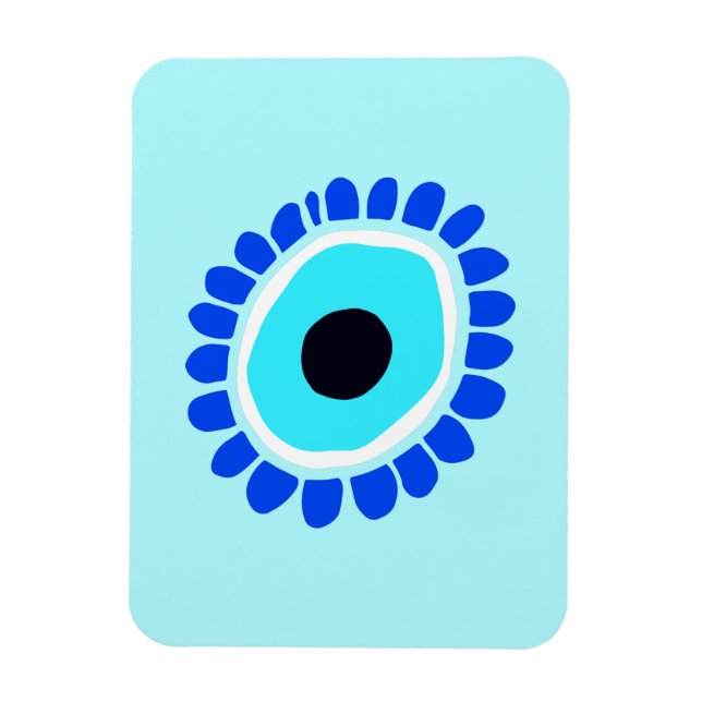 Imán Encanto afortunado de los ojos del mal (Vertical)