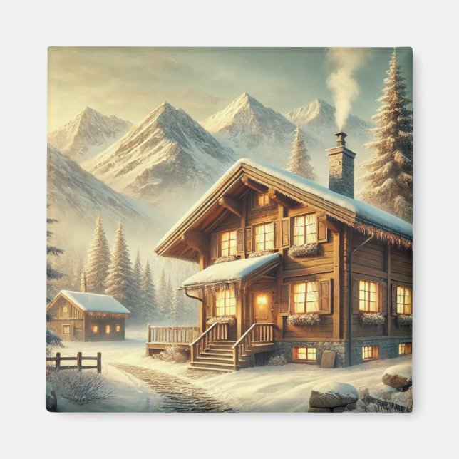 Imán Encanto alpino (Frente)