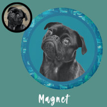 Encanto de Cara de Pug Negro | Amor de Perro Perso