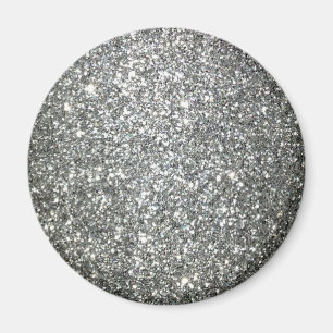 Imán Encanto de plata del purpurina