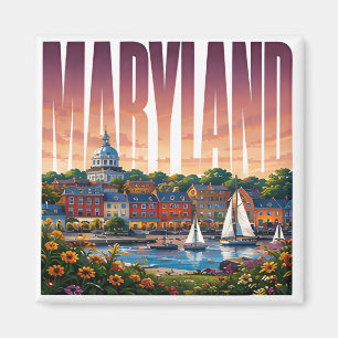 Imán Encanto del puerto de Maryland en la bahía de Ches