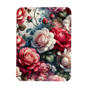 Imán Encanto Floral Rosa Atemporal