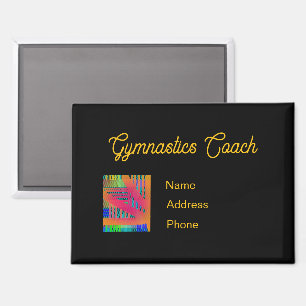 Imán Encargado de Gimnasia de Publicidad Personalizada