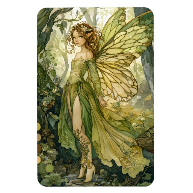 Imán Enchanted Forest Fairy (Vertical)