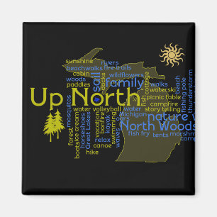Imán Encima del norte - más Michigan