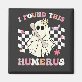 Imán Encontré este fantasma de Halloween de húmero esqu