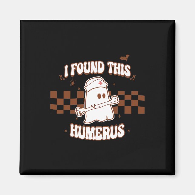 Imán Encontré este humero Spooky Nurse Halloween Costum (Frente)