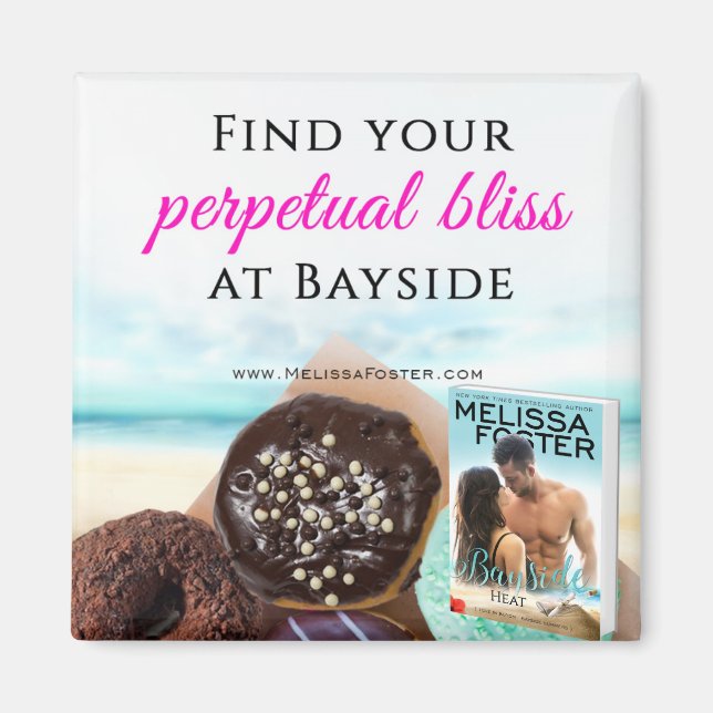 Imán Encuentra tu eterna felicidad en Bayside Magnet (Frente)