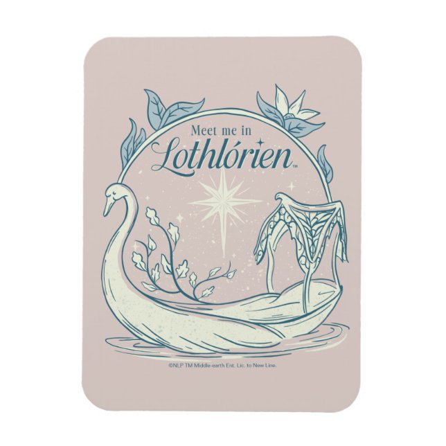 Imán Encuentrame en LOTHLORIEN™ - Barco Cisne (Vertical)