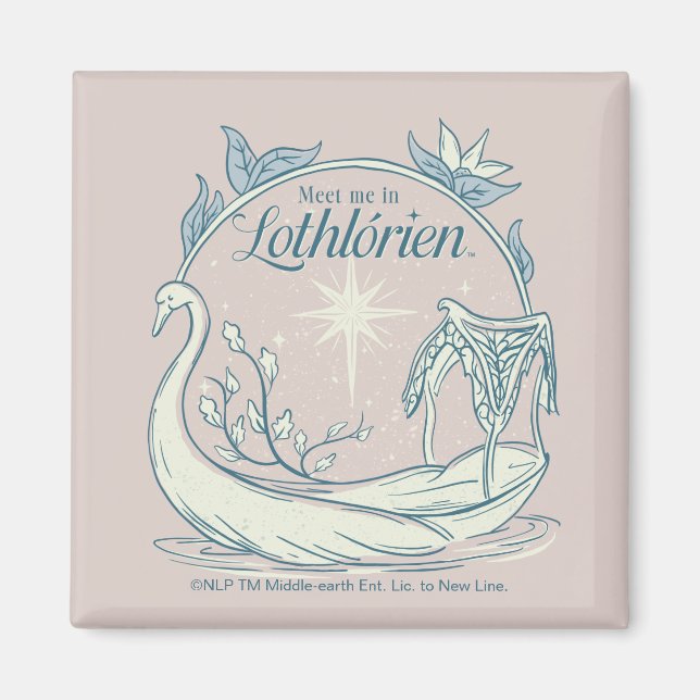 Imán Encuentrame en LOTHLORIEN™ - Barco Cisne (Frente)