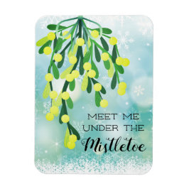 Imán Encuéntrenme bajo los Navidades del país Mistletoe