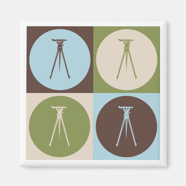 Imán Encuesta de arte pop (Frente)