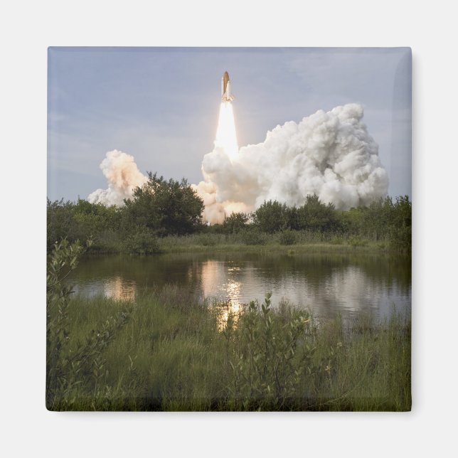Imán Endeavor del transbordador espacial despega 7 (Frente)