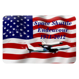 Imán Endeavor-USA,1971-2012_Premium Flexi Magnet