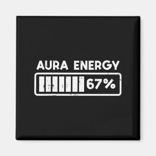 Imán Energía Aura 67 Número Divertido 6 7 Meme Niños Ju