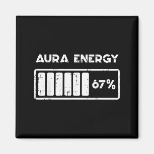Imán Energía Aura 67 Por Ciento Número Divertido 6 7 Me