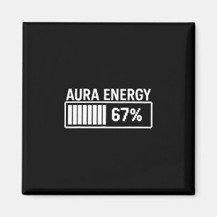 Imán Energía Aura a 67 divertido meme Seis Siete Gen Al