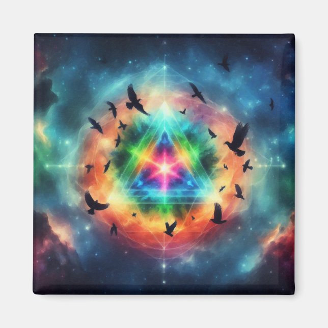 Imán Energía cósmica triangular (Frente)