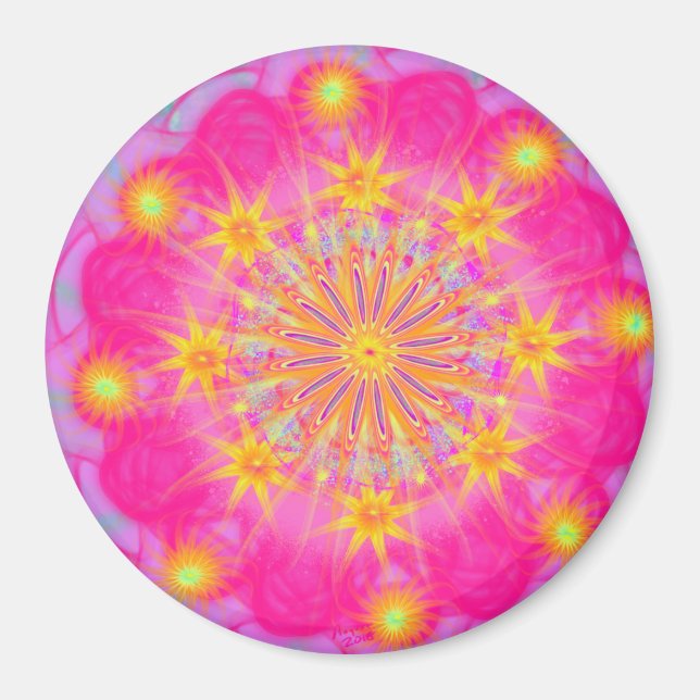 Imán Energía de amor por flores de energía (Frente)