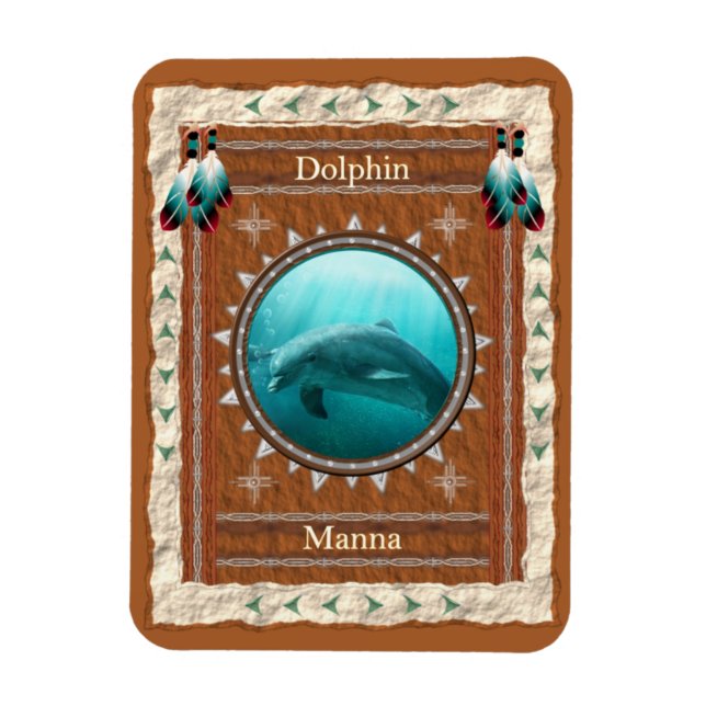 Imán Energía Manna de Delfín (Vertical)