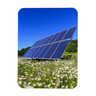 Imán Energía sostenible de paneles solares