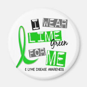 Imán Enfermedad De Lyme Que Llevo Lime Verde Para Mí 37