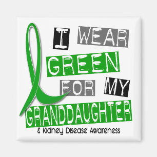 Imán Enfermedad de riñón llevo el verde para mi nieta