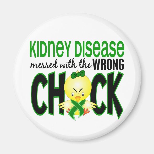 Imán Enfermedad Del Riñón Trasladada Con El Pollo Equiv (Frente)