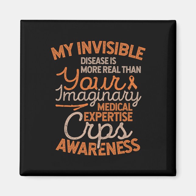Imán Enfermedad Invisible Rsd Crps Conciencia (Frente)
